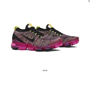 Womens Air VaporMax Flyknit 3 'Black Pink Blast'